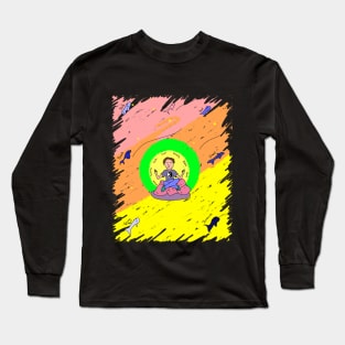 The Meditator - Better Blender Long Sleeve T-Shirt